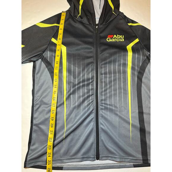 Abu Garcia Mens Size Small Fishing Hoodie Sun Protection Clothes Fishing Shirt - Picture 2 of 6